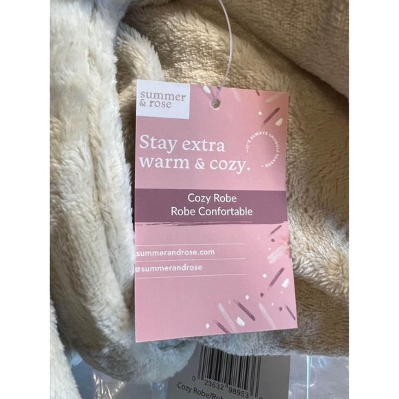 NWT - Fluffy Robe - Summer & Rose - Picture 11 of 14